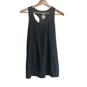 Danskin Now Black‎ Racerback Tank Dress Sleeveless Casual